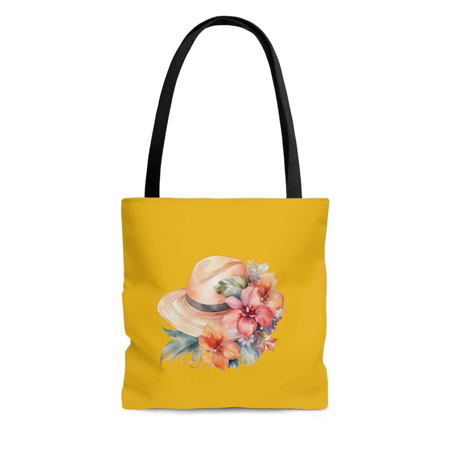 Flowers and Hat Tote Bag