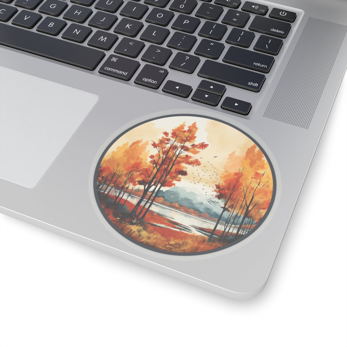 Fall Circle Indoor Vinyl Sticker