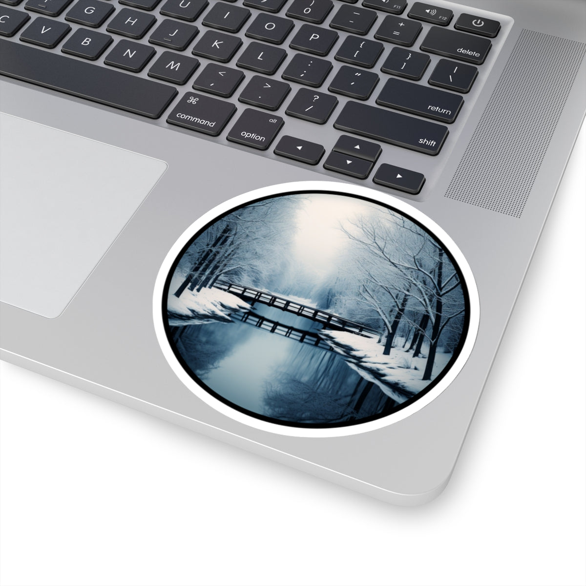 Winter Circle Indoor Vinyl Sticker