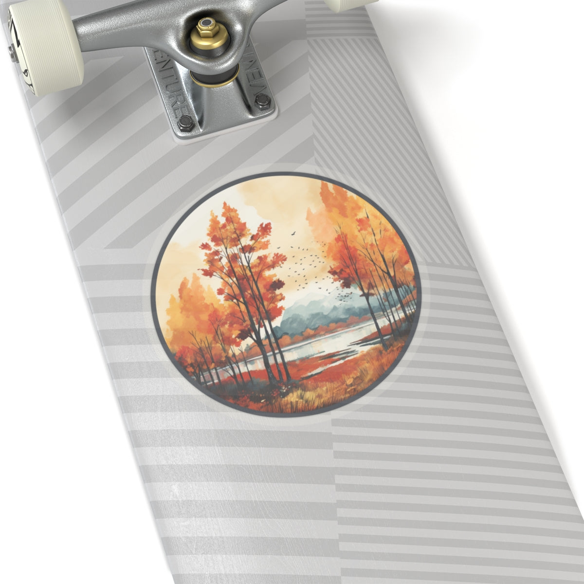 Fall Circle Indoor Vinyl Sticker