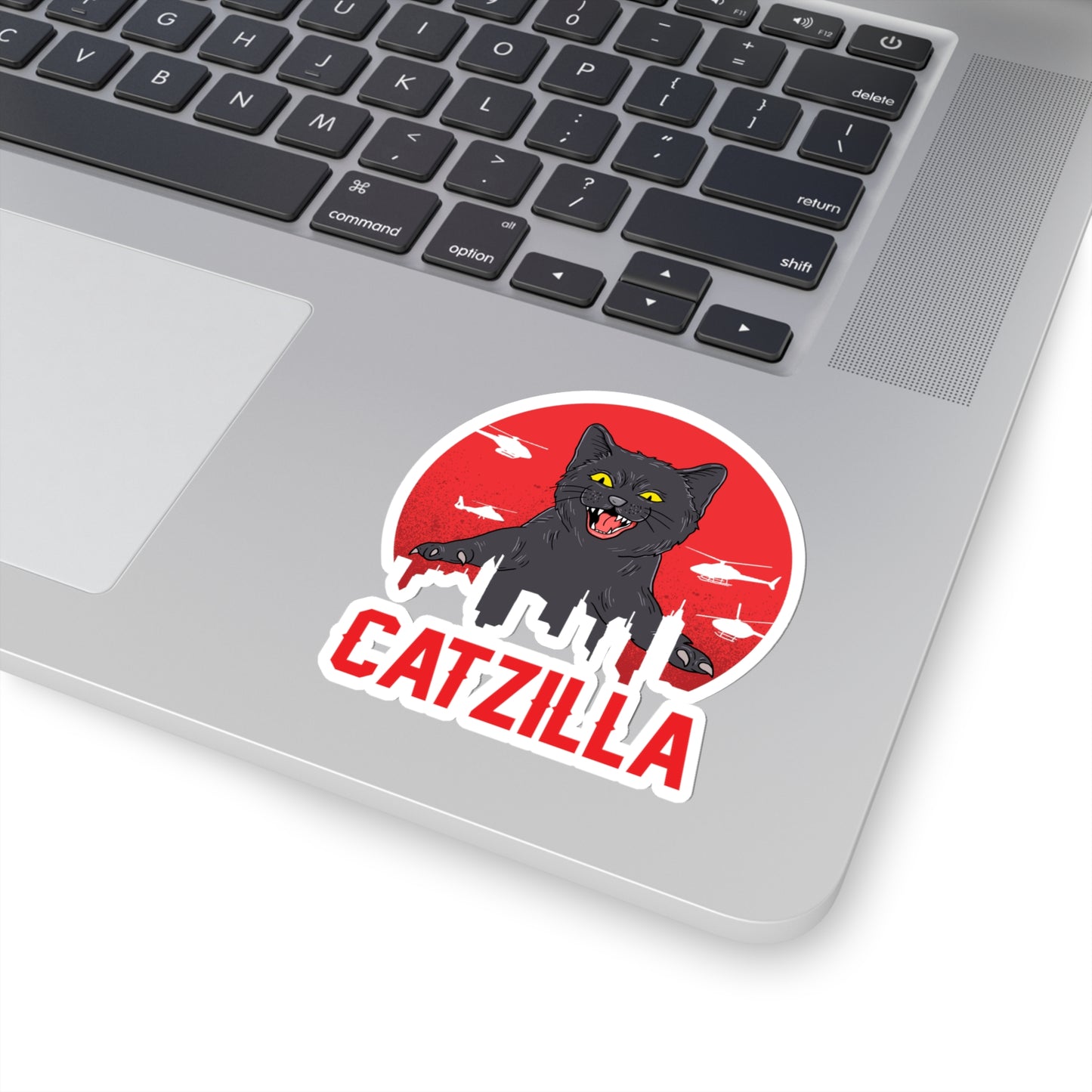 Catzilla Indoor Vinyl Sticker