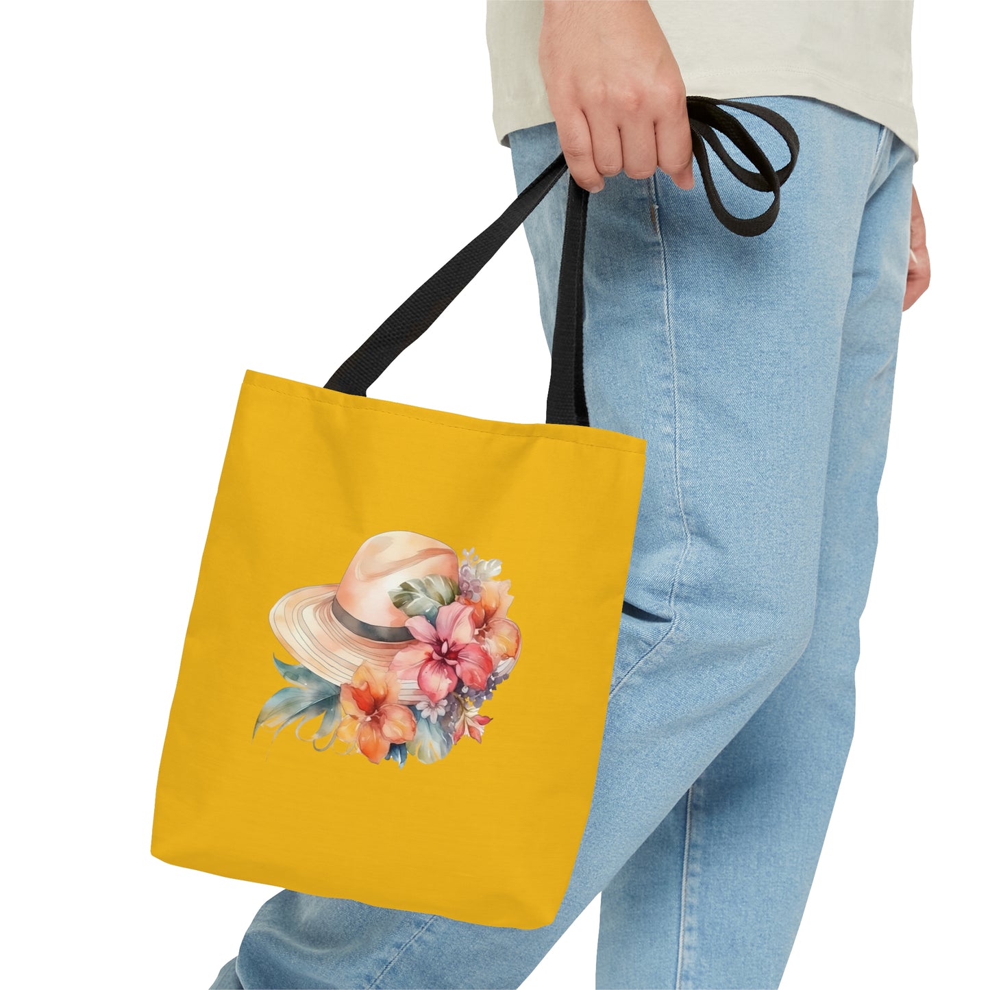 Flowers and Hat Tote Bag