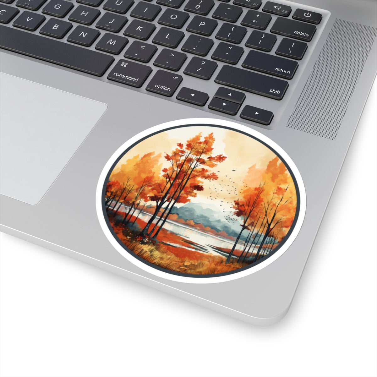 Fall Circle Indoor Vinyl Sticker
