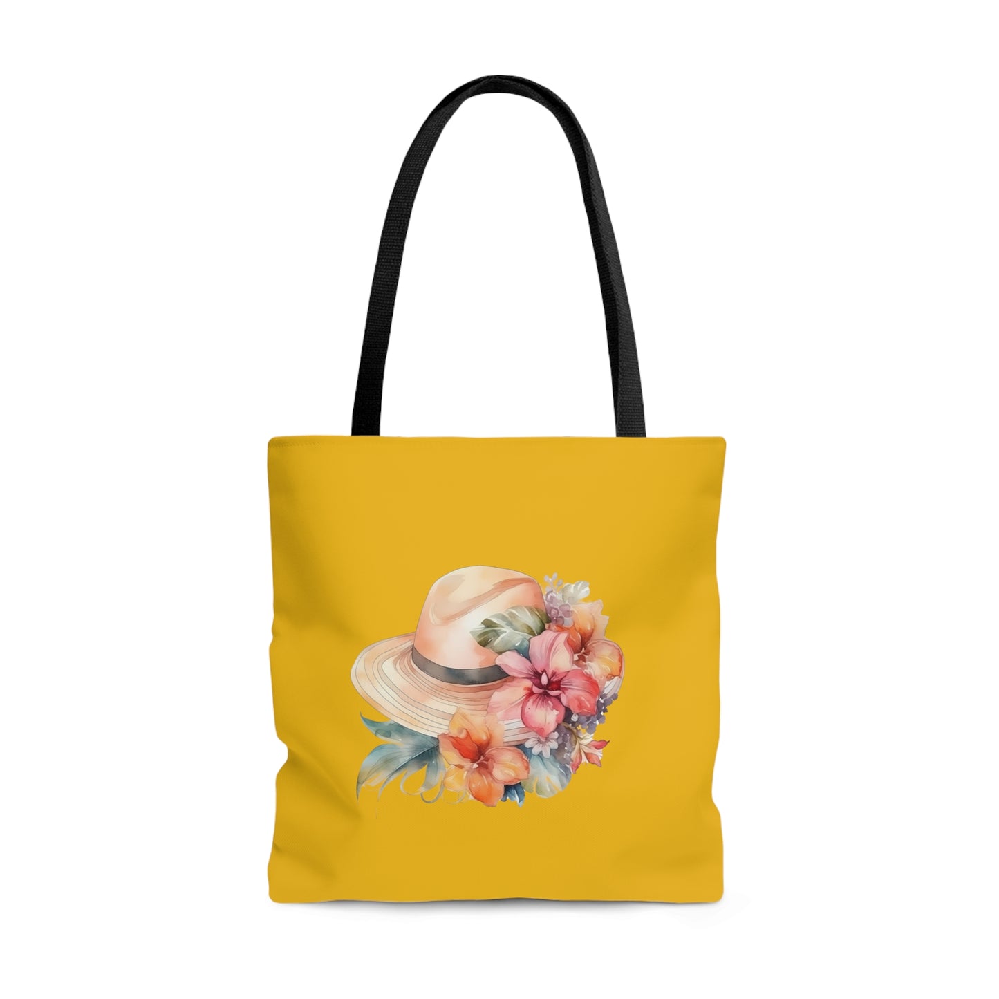 Flowers and Hat Tote Bag