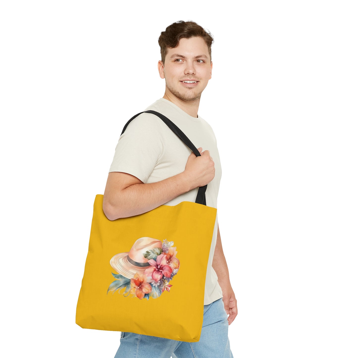 Flowers and Hat Tote Bag