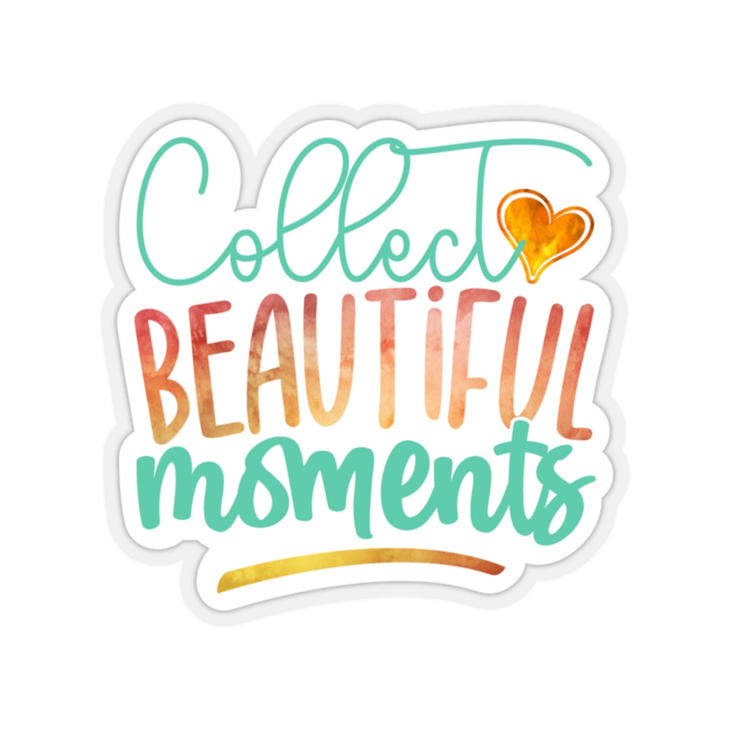 Collect Beautiful Moments Indoor Vinyl Sticker