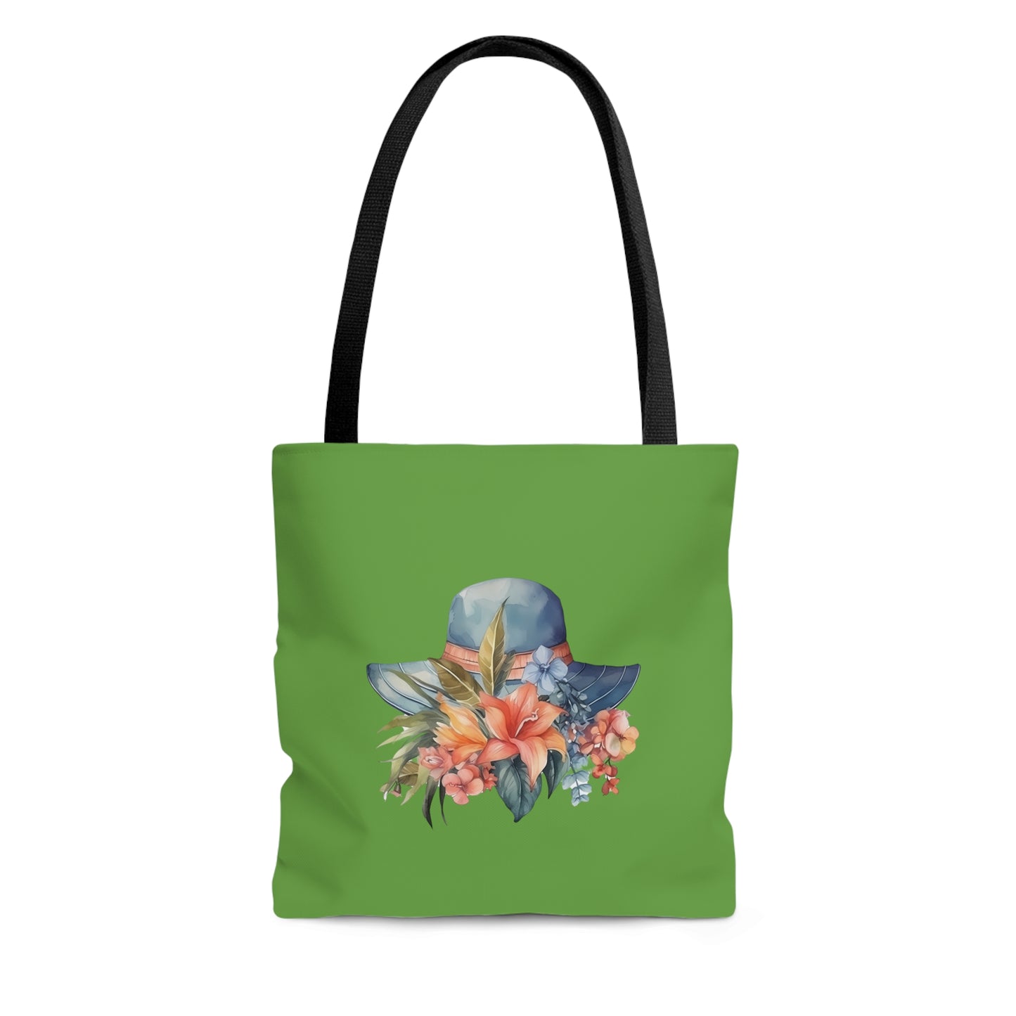 Hat and Flowers Tote Bag