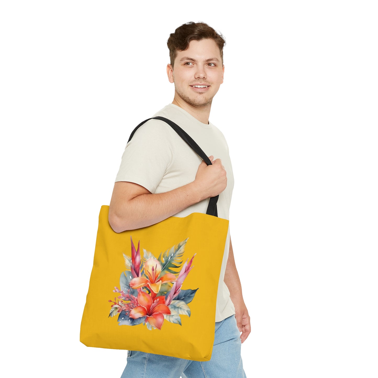 Beautiful Island Flowers Tote Bag