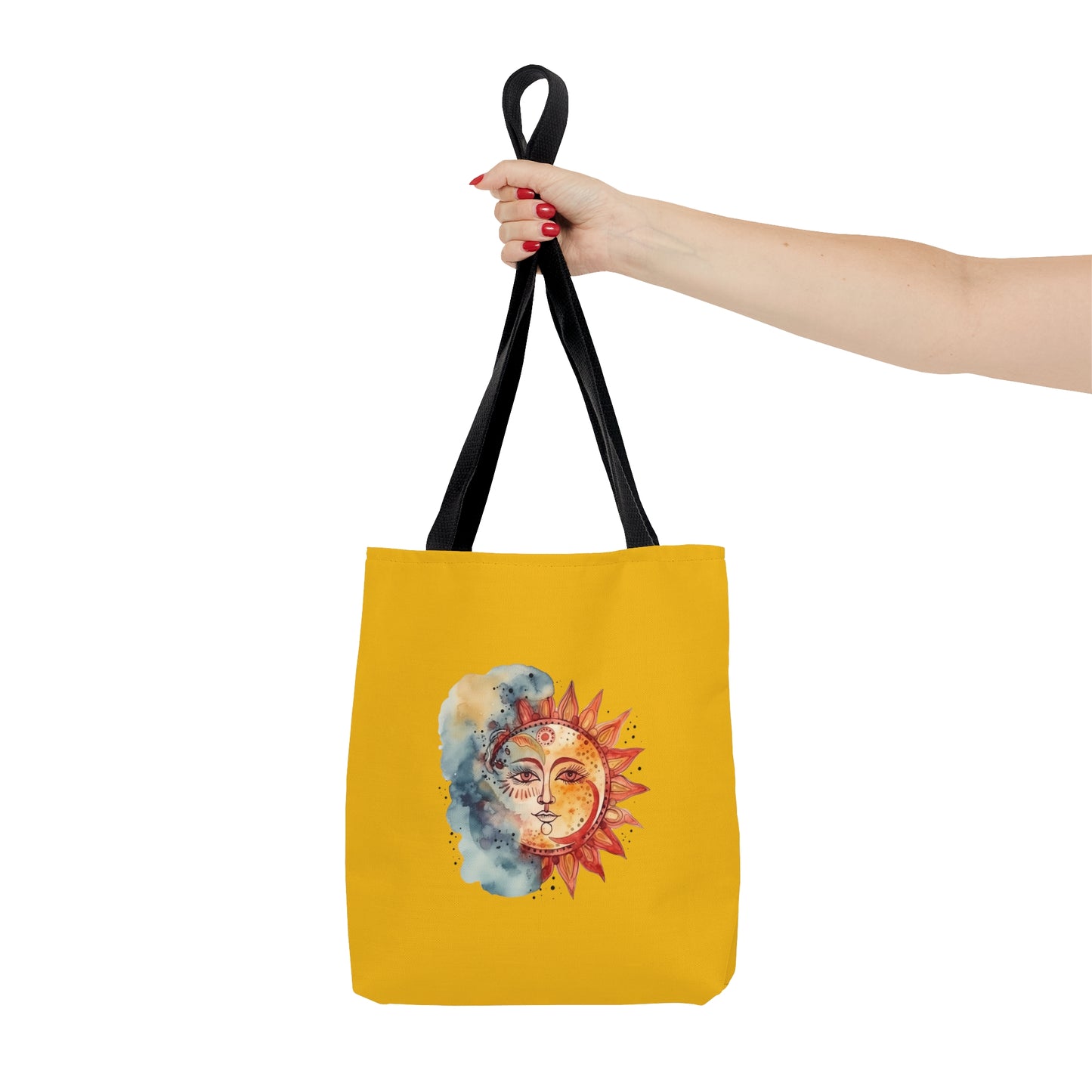 Sun and Watercolor Tote Bag