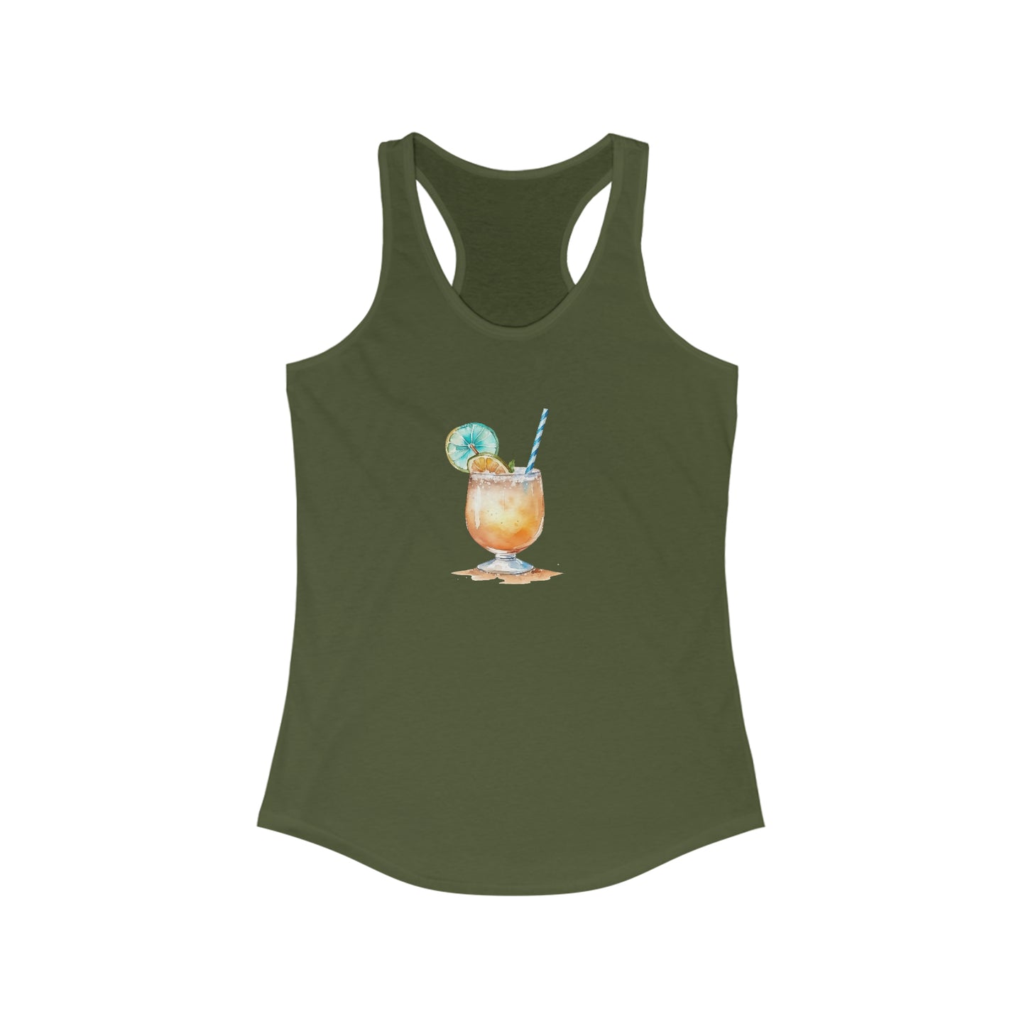 Vacay Drink Racerback Tank