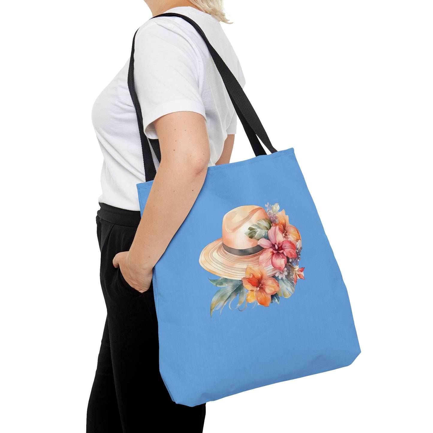 Flowers and Hat Tote Bag