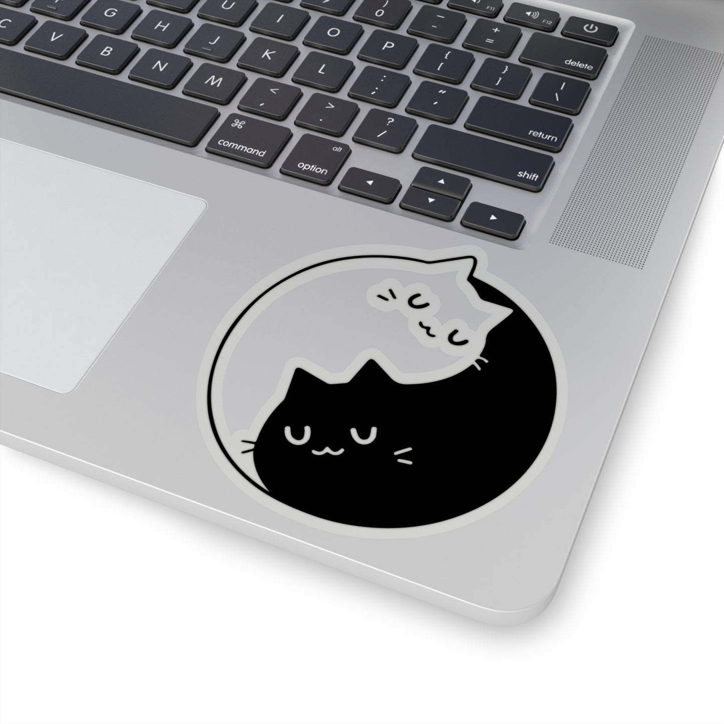 Yin Yang Cat Indoor Stickers