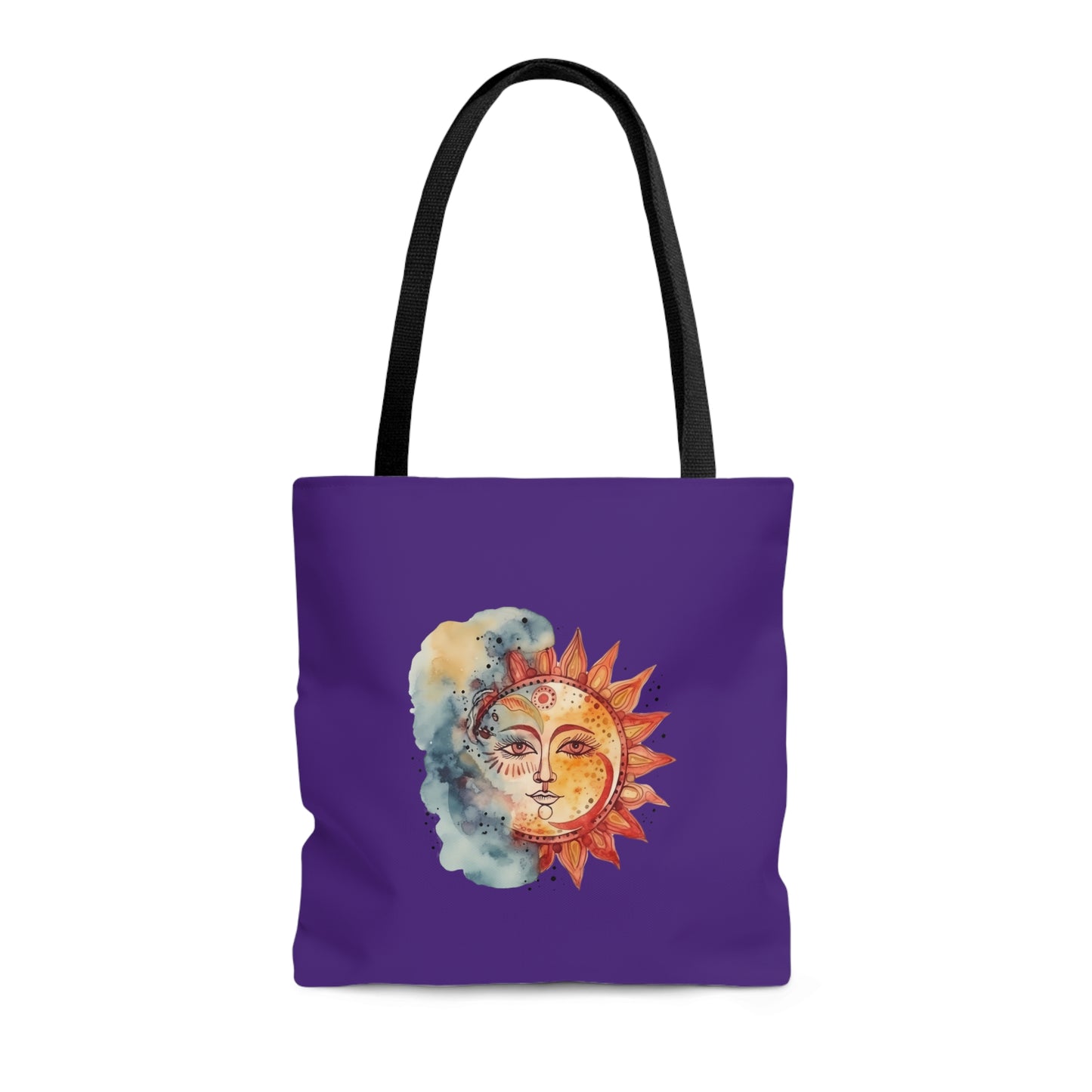 Sun and Watercolor Tote Bag