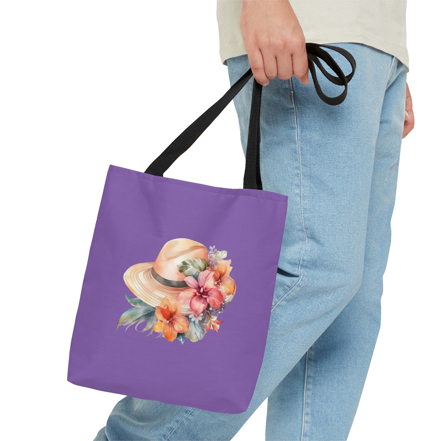 Flowers and Hat Tote Bag