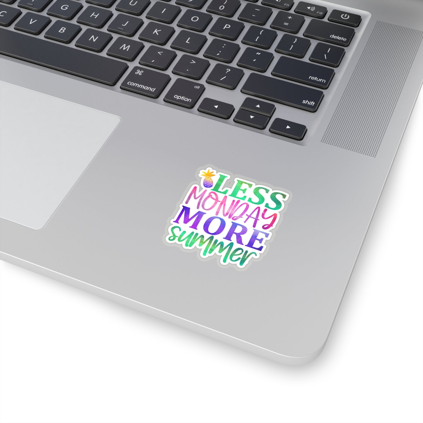 Less Monday More Summer Indoor Vinyl Sticker