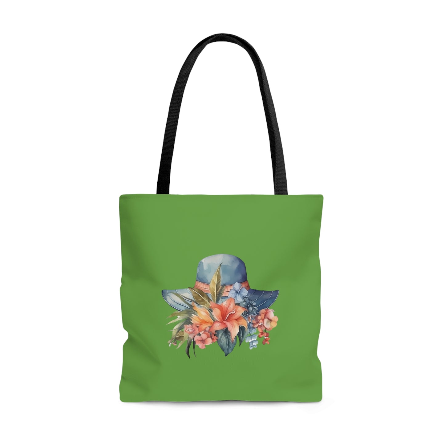 Hat and Flowers Tote Bag