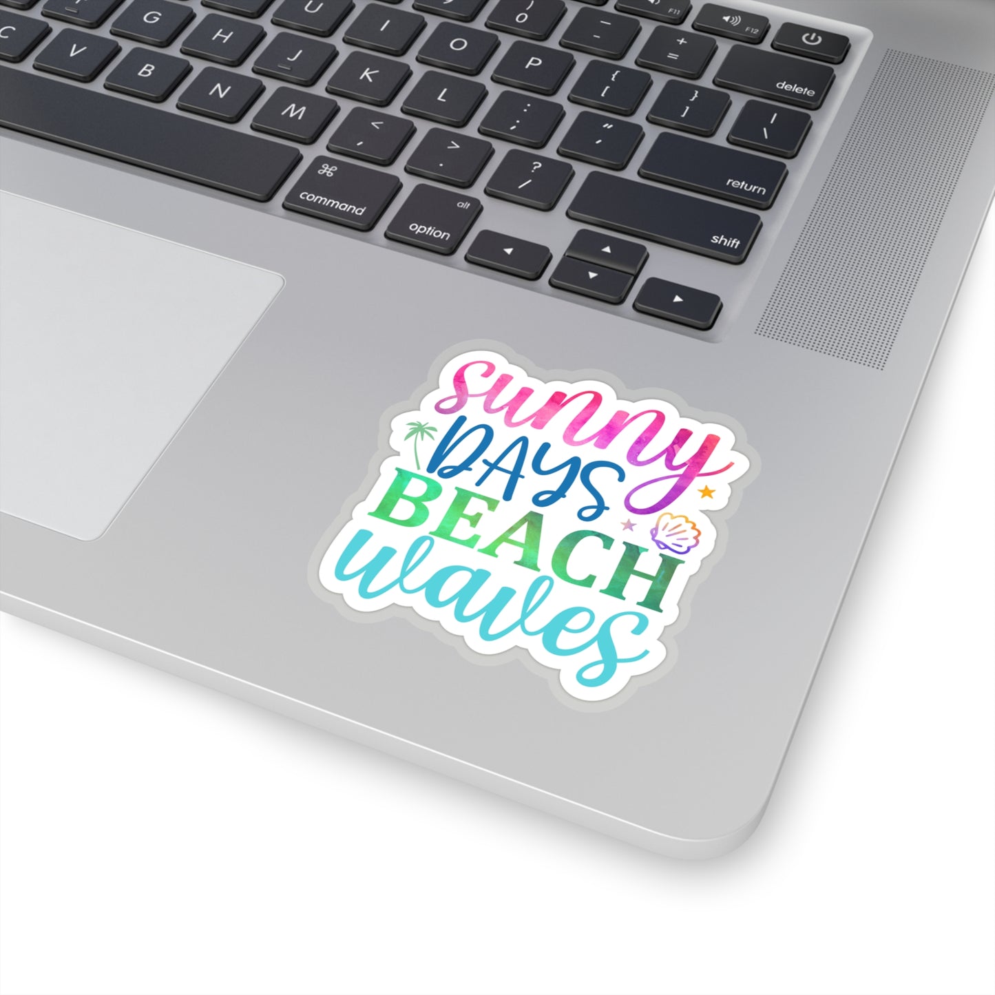 Sunny Days Beach Waves Indoor Vinyl Sticker