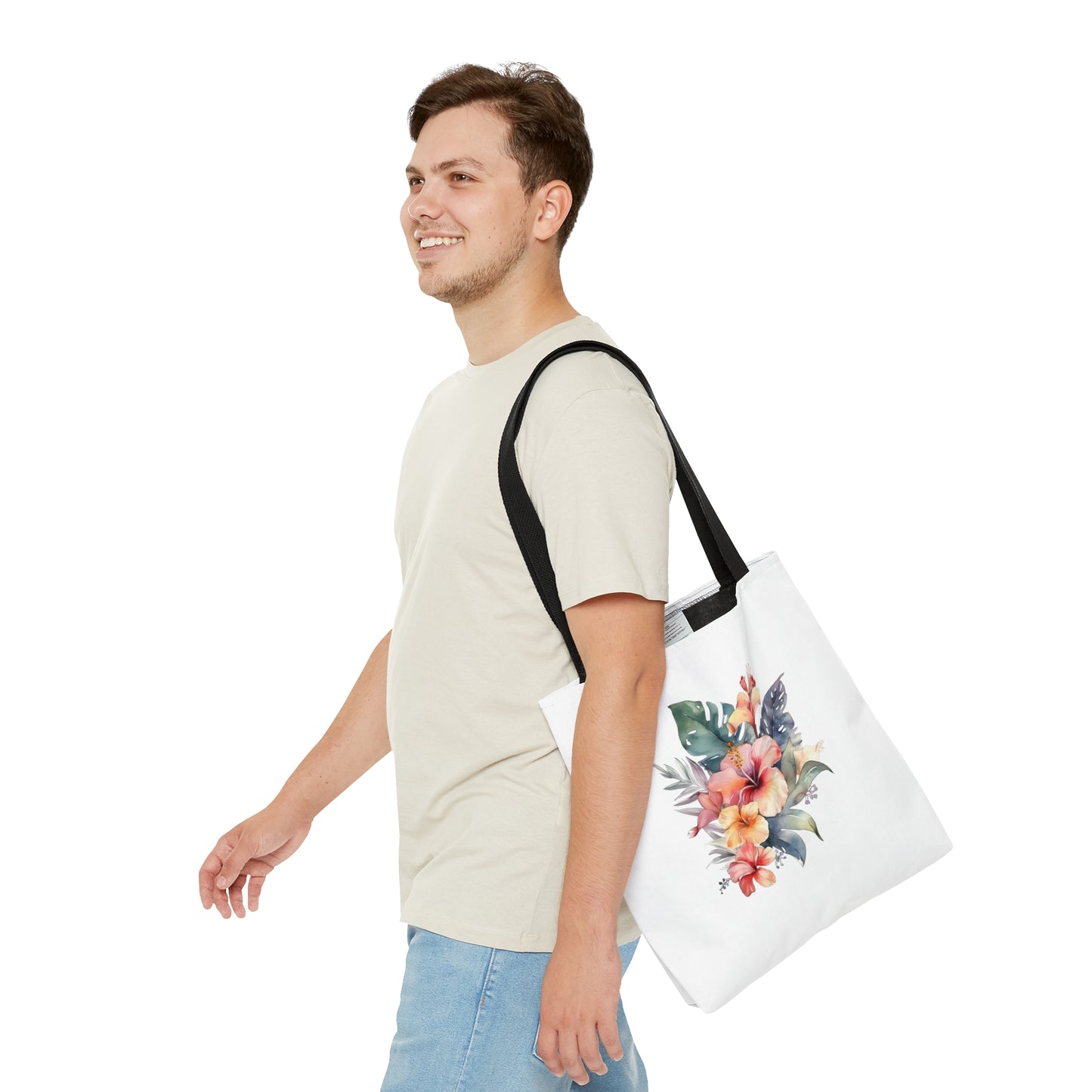 Island Flowers Tote Bag