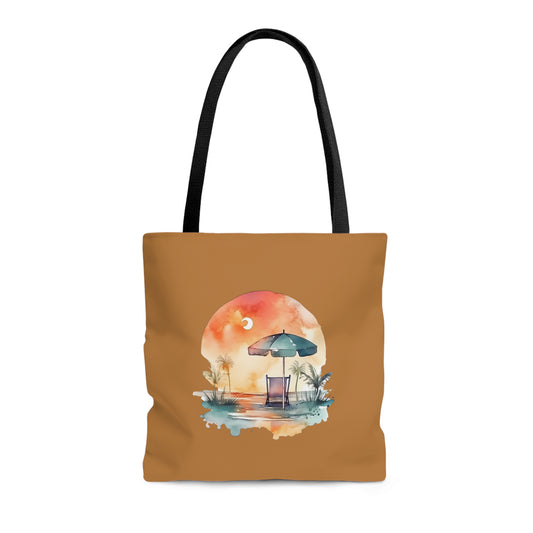 Beach Chair with Umbrella Tote Bag