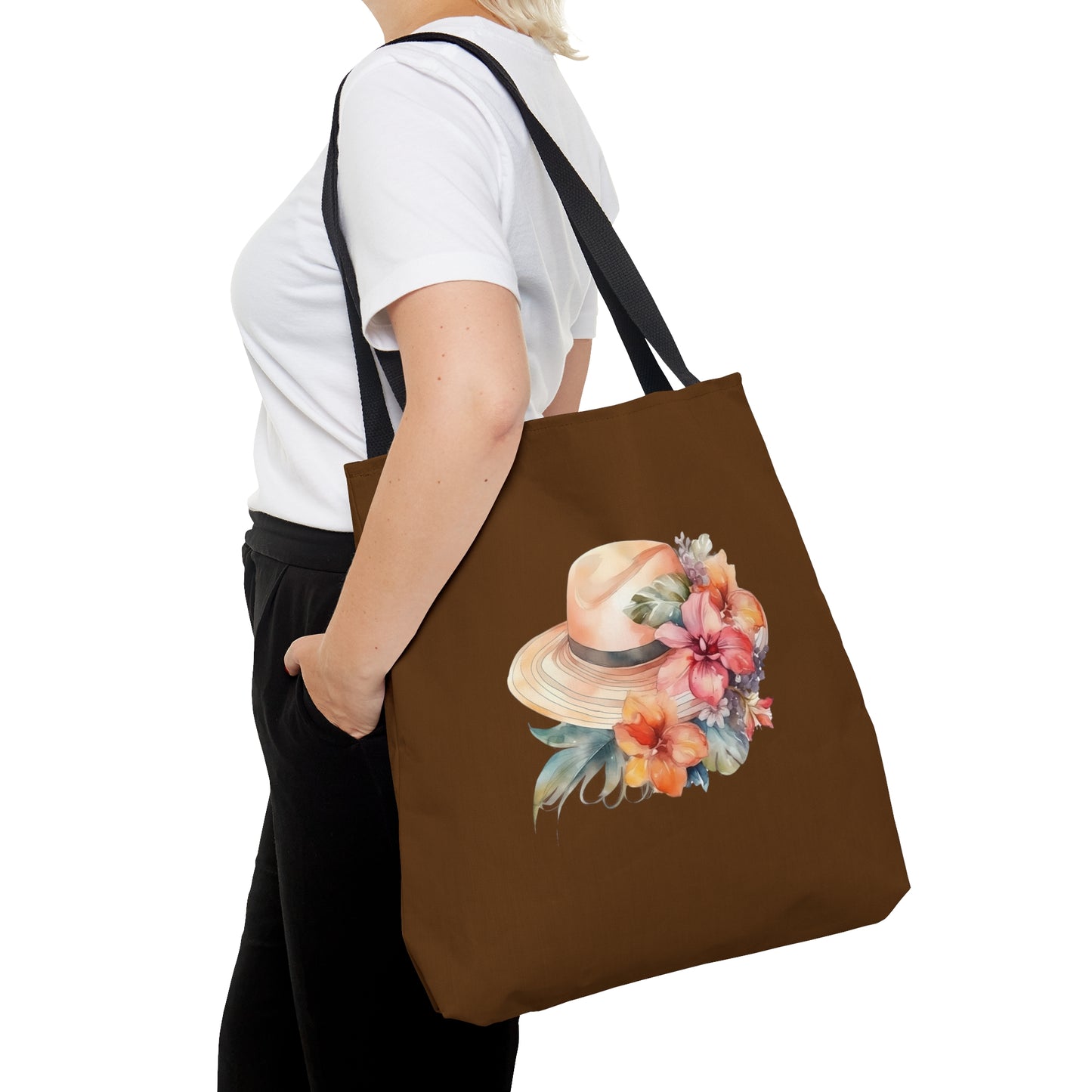 Flowers and Hat Tote Bag