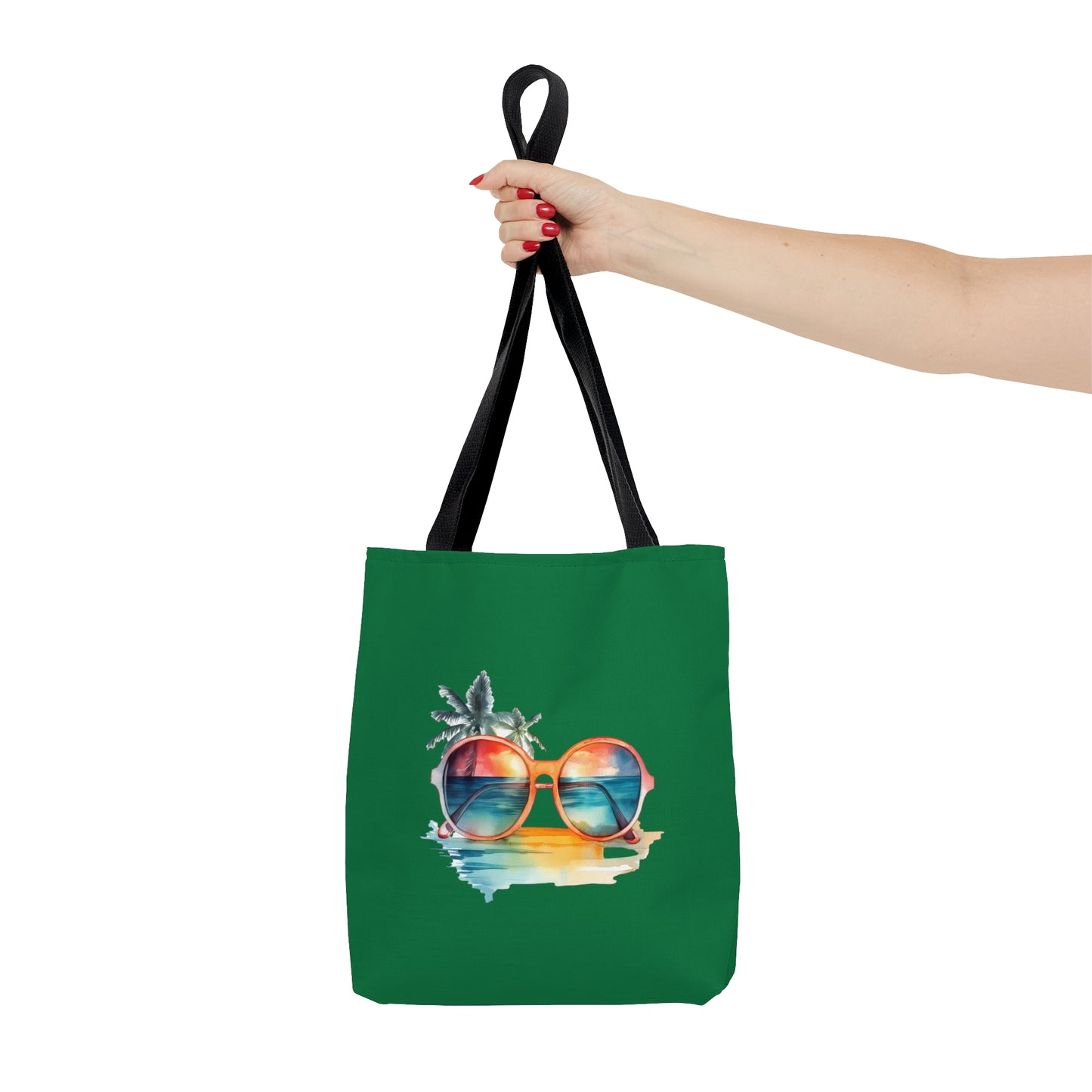 Sunglasses and Palm Trees Tote Bag