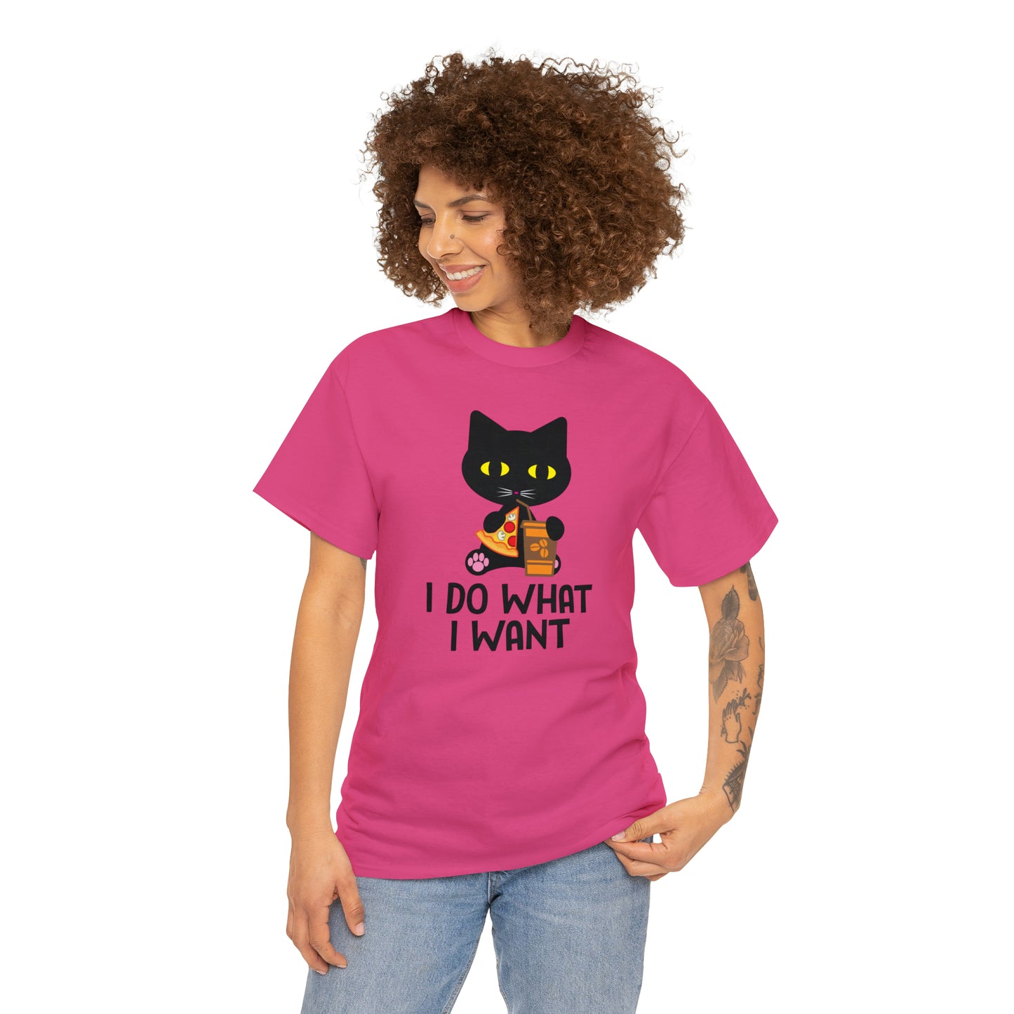 I do what I want Cat Shirt