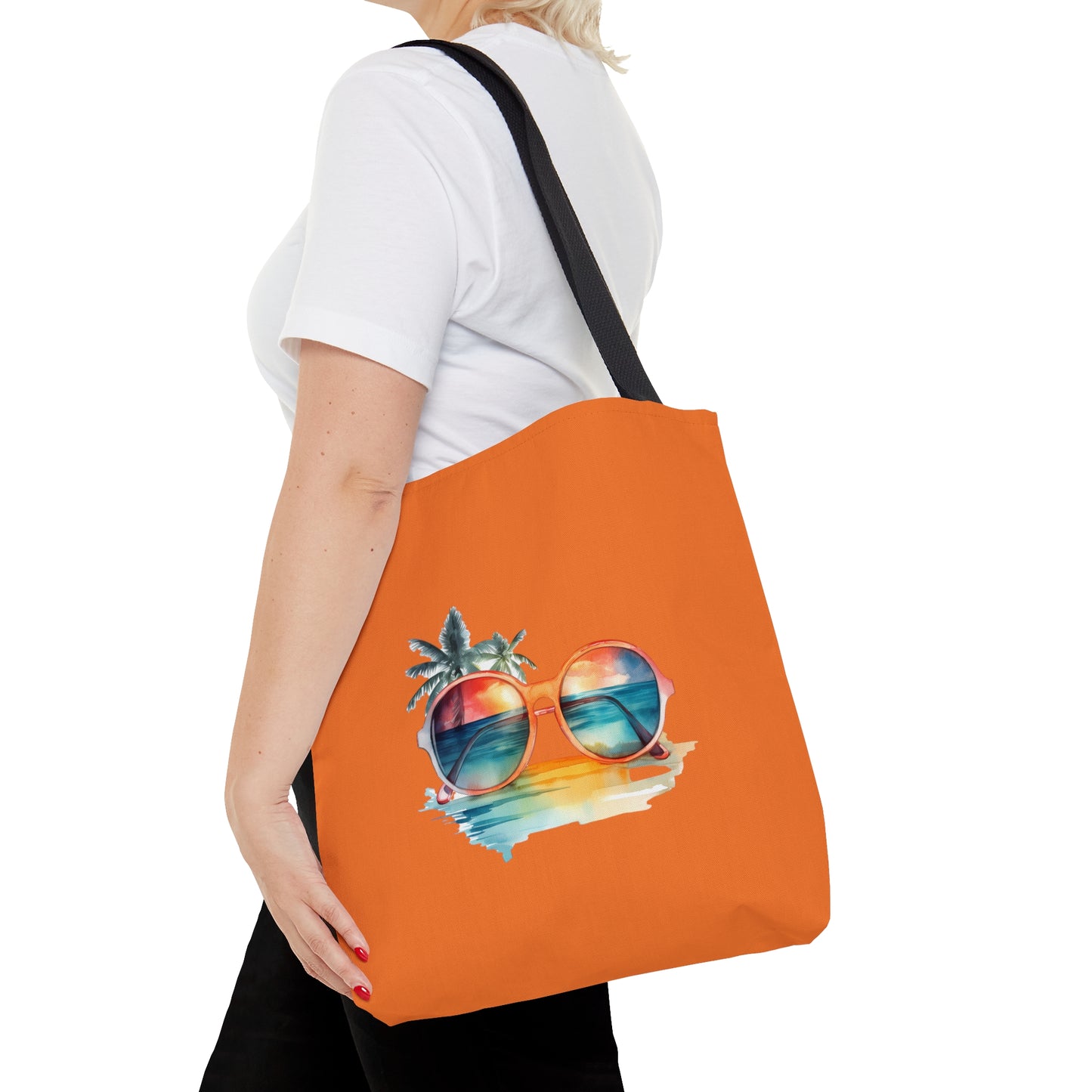 Sunglasses and Palm Trees Tote Bag