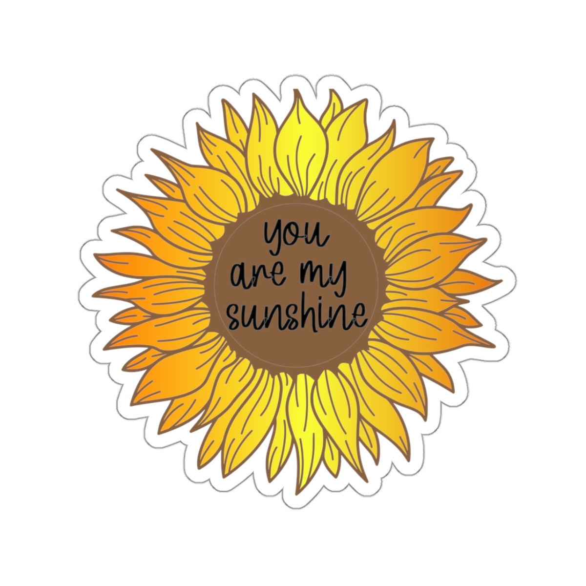 You Are My Sunshine Indoor Vinyl Sticker