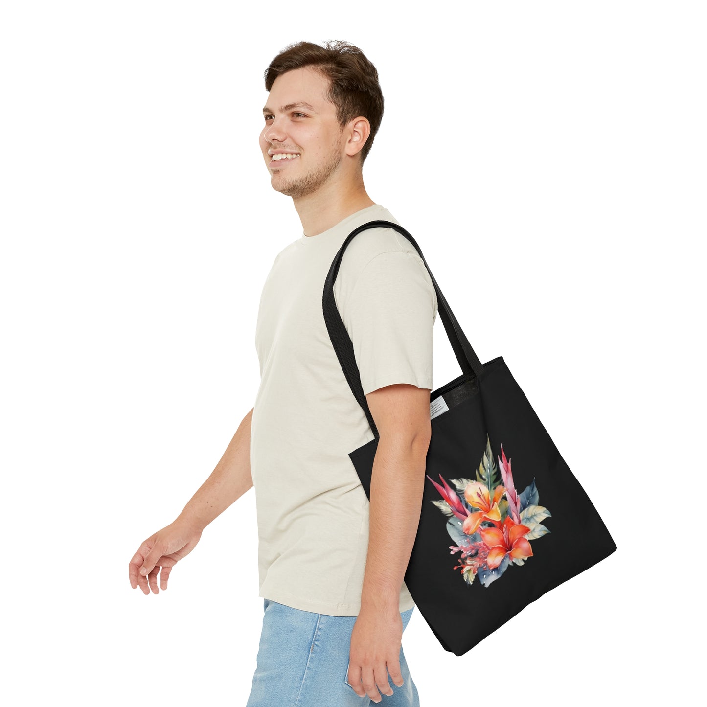 Beautiful Island Flowers Tote Bag