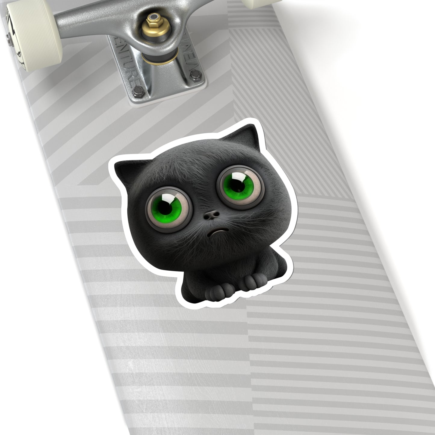 Black Cat Indoor Vinyl Sticker