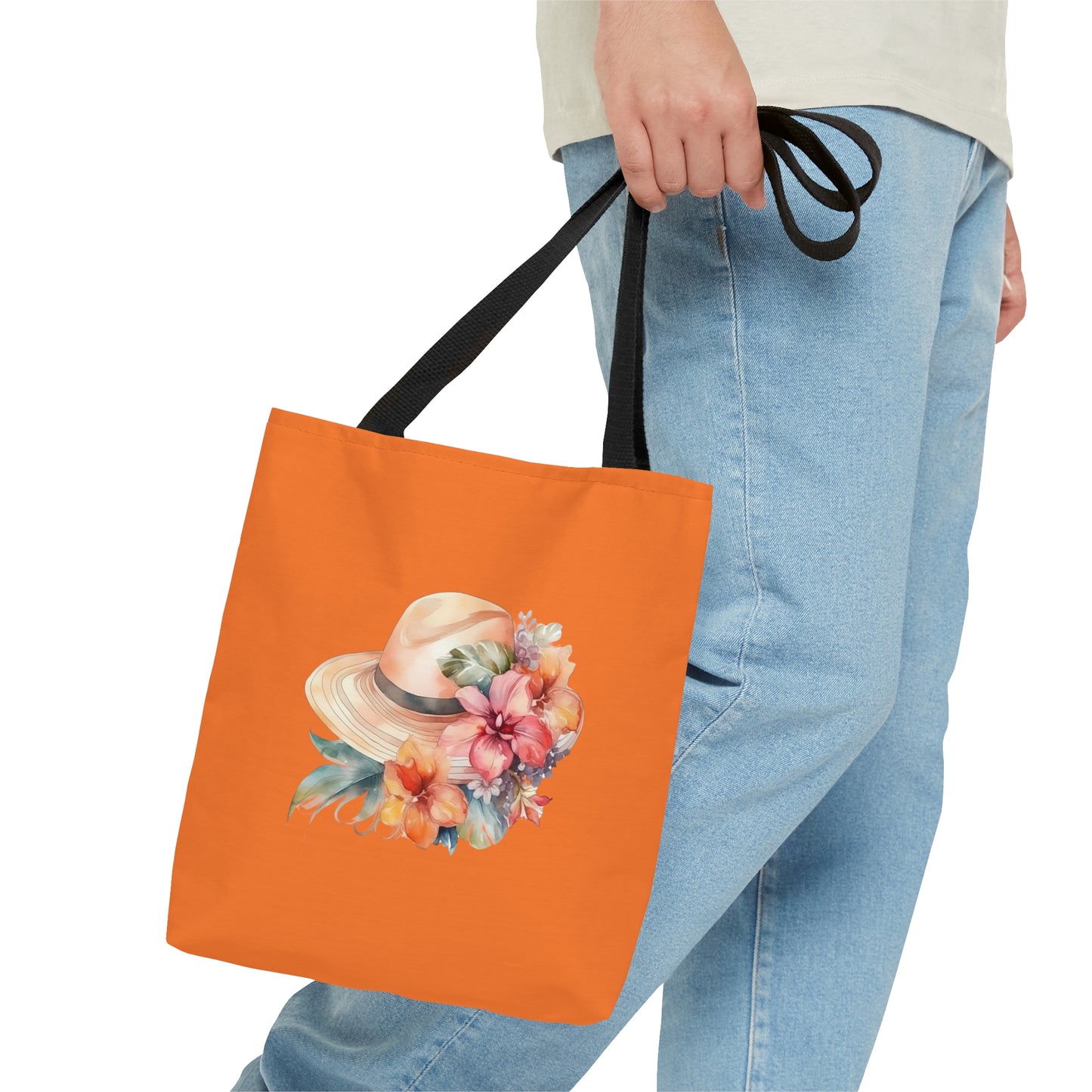 Flowers and Hat Tote Bag