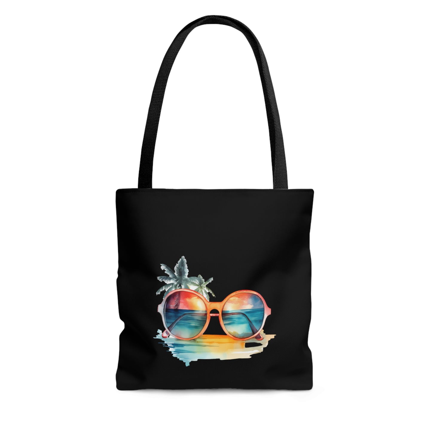 Sunglasses and Palm Trees Tote Bag