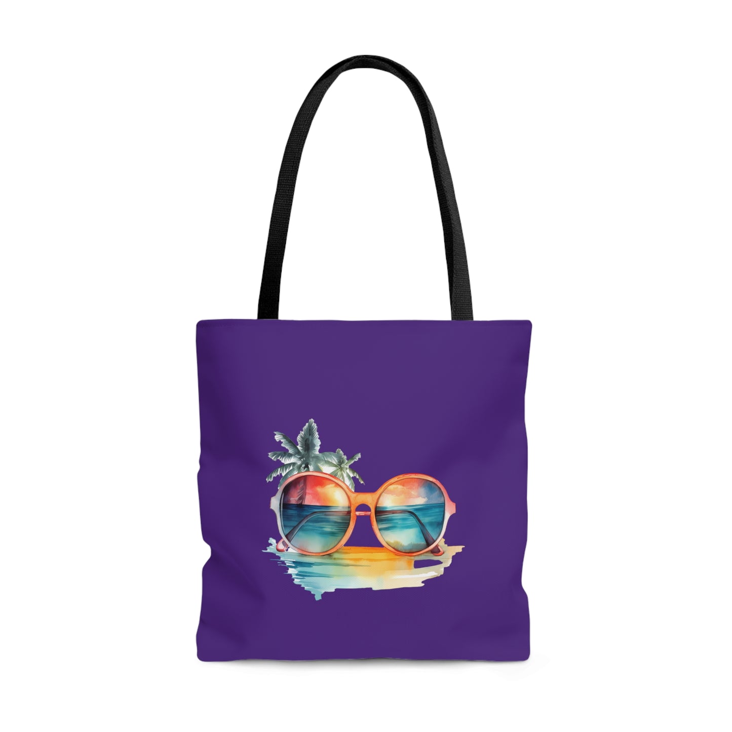 Sunglasses and Palm Trees Tote Bag