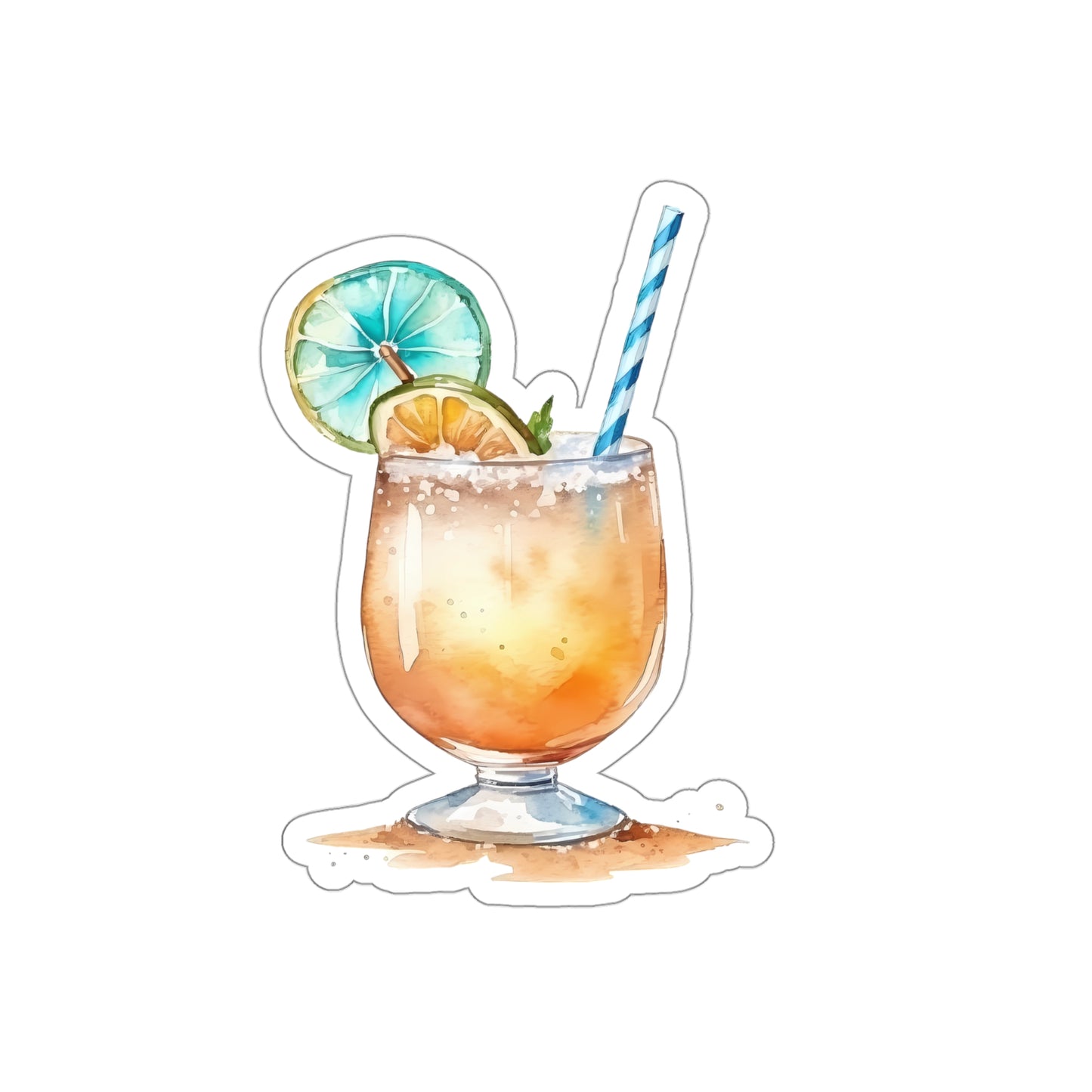 Vacay Drink Indoor Vinyl Sticker