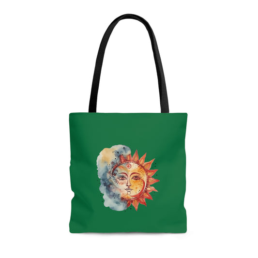 Sun and Watercolor Tote Bag