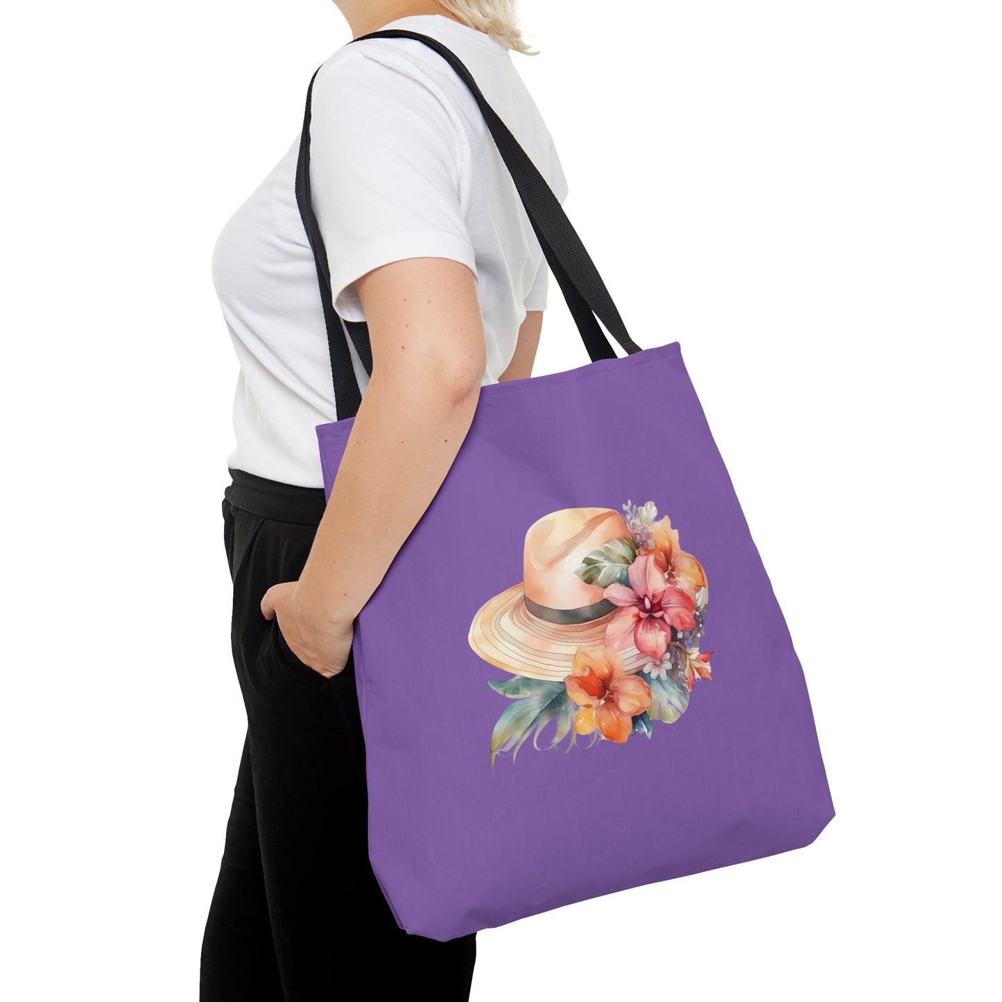 Flowers and Hat Tote Bag