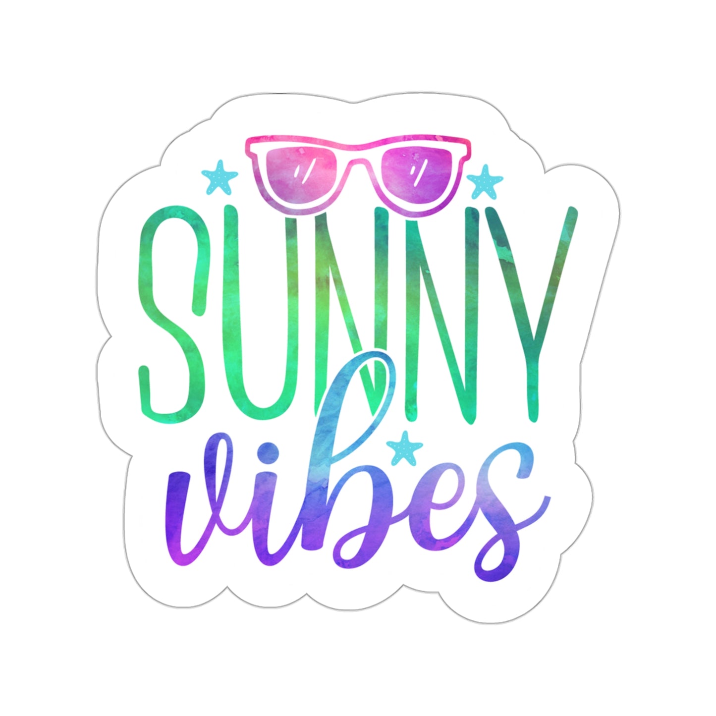 Sunny Vibes Indoor Vinyl Sticker