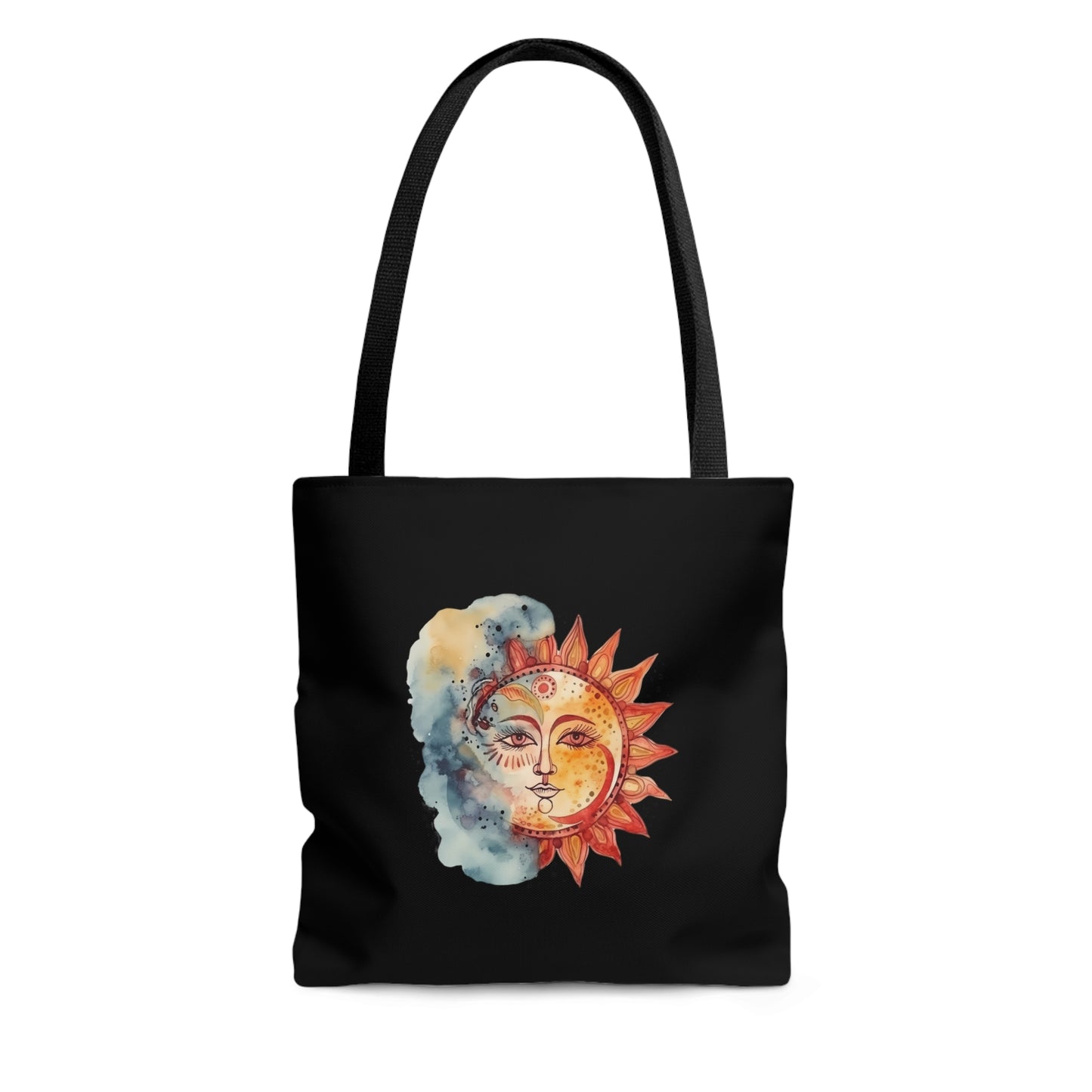 Sun and Watercolor Tote Bag