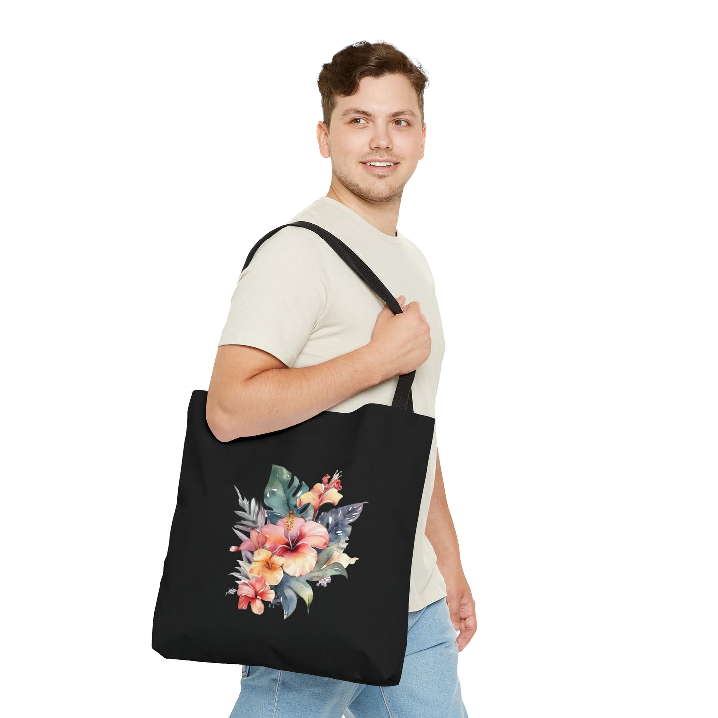 Island Flowers Tote Bag