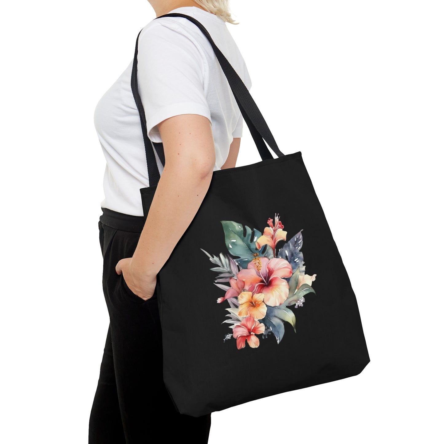 Island Flowers Tote Bag