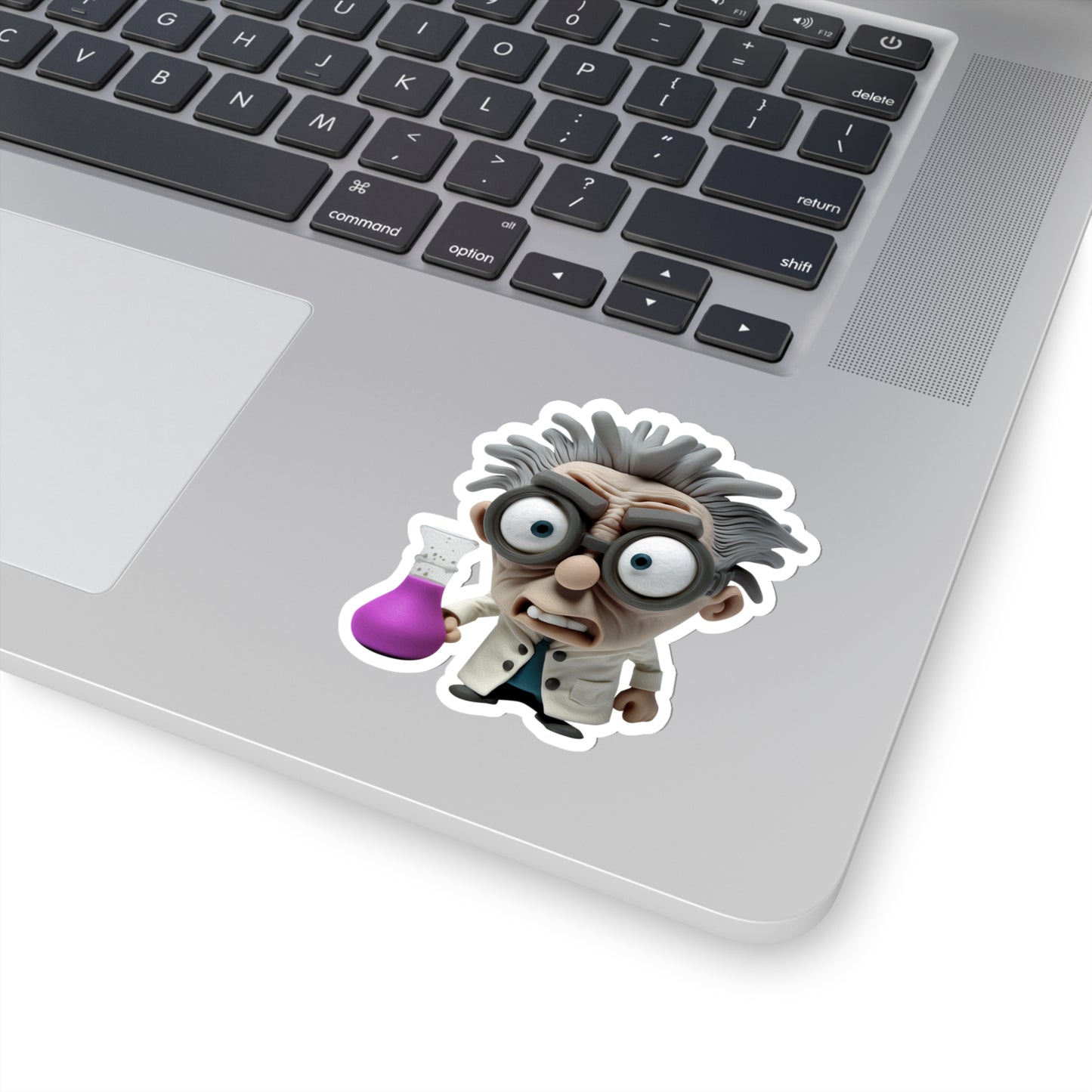 Halloween Mad Scientist Indoor Vinyl Sticker