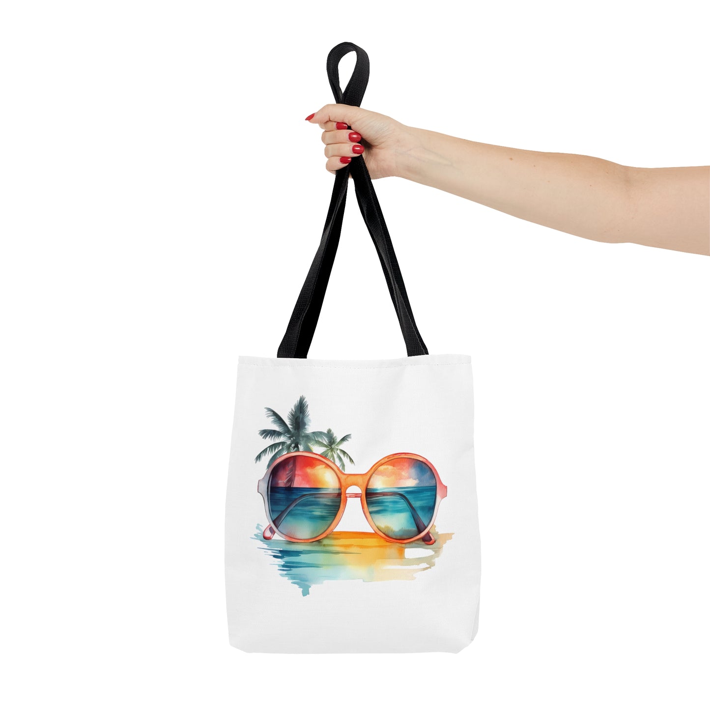 Sunglasses and Palm Trees Tote Bag