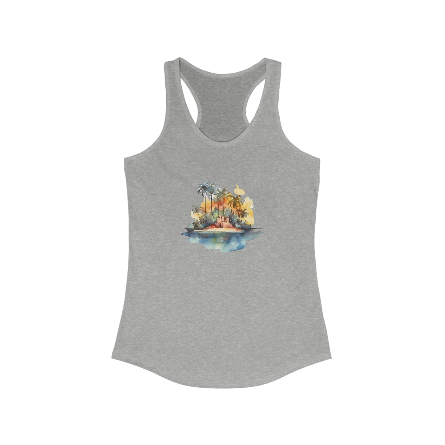 Island Sandcastle Racerback Tank