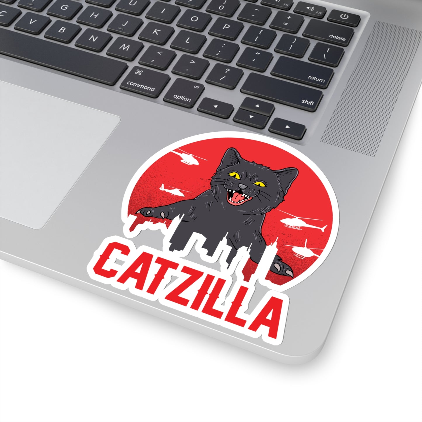 Catzilla Indoor Vinyl Sticker