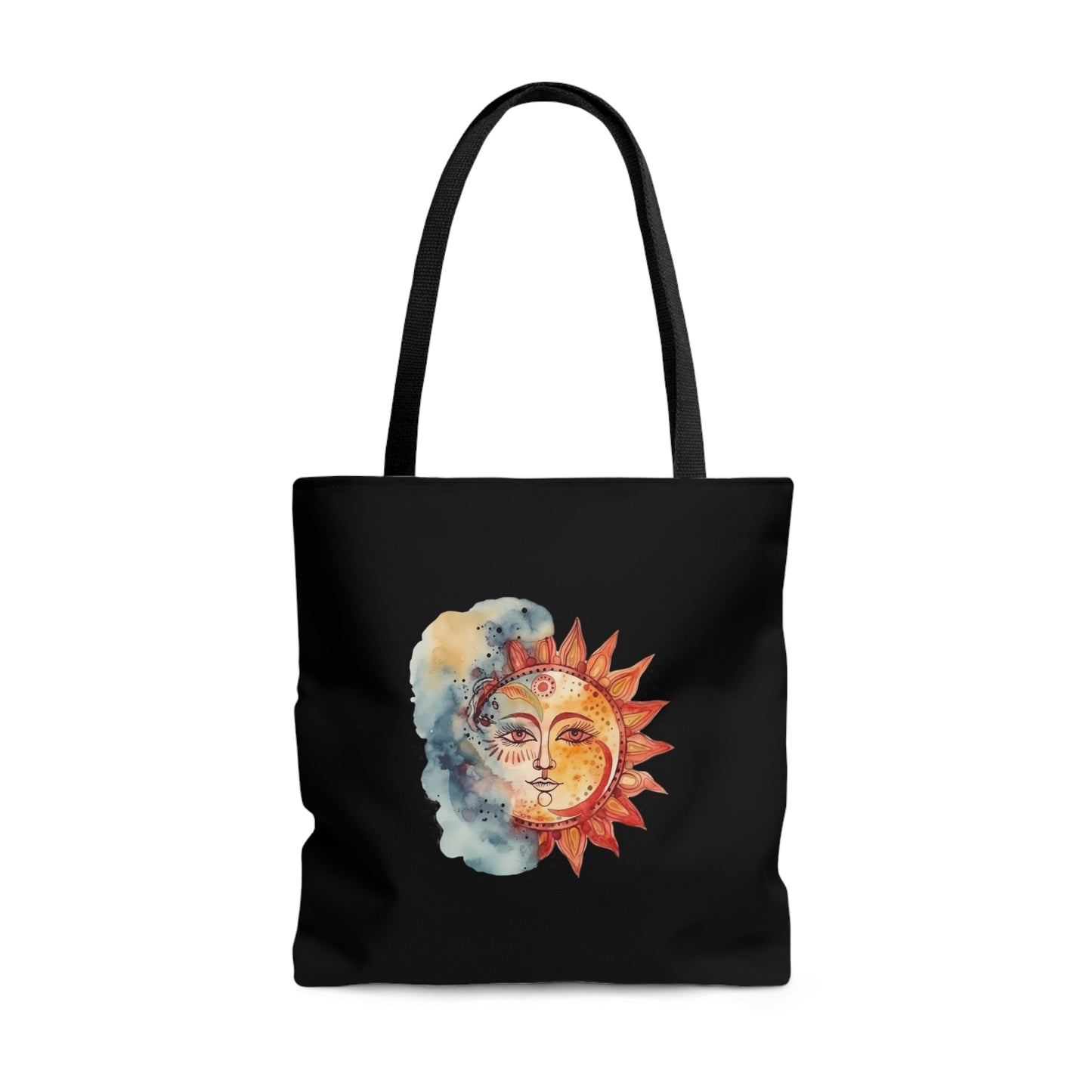 Sun and Watercolor Tote Bag