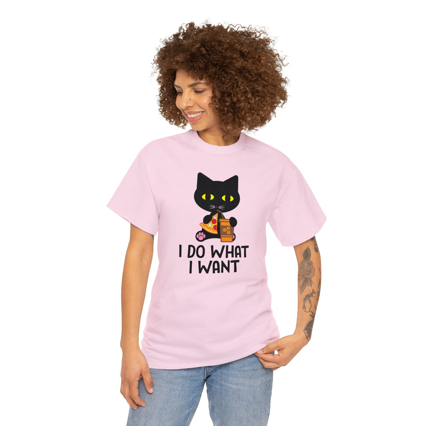 I do what I want Cat Shirt