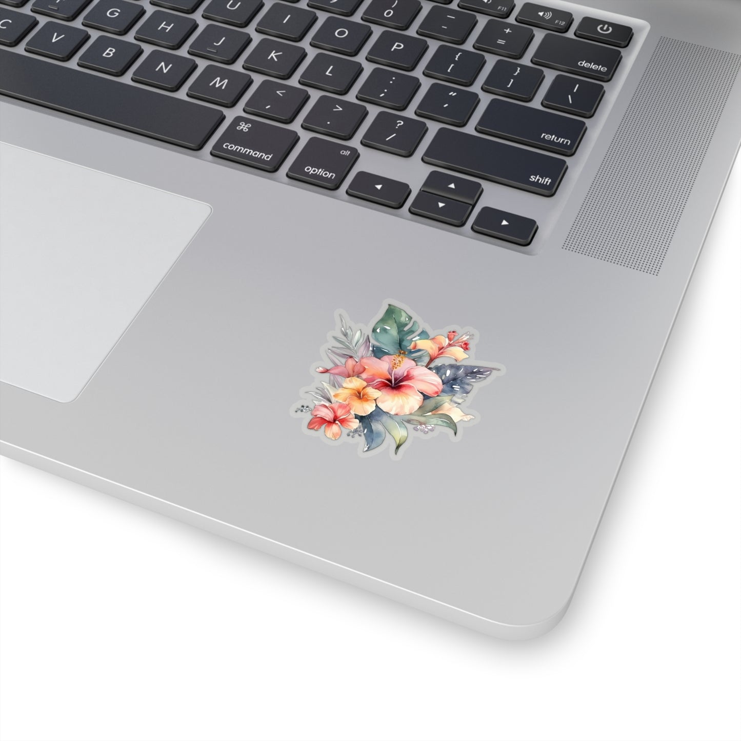 Island Flowers Vinyl Indoor Sticker