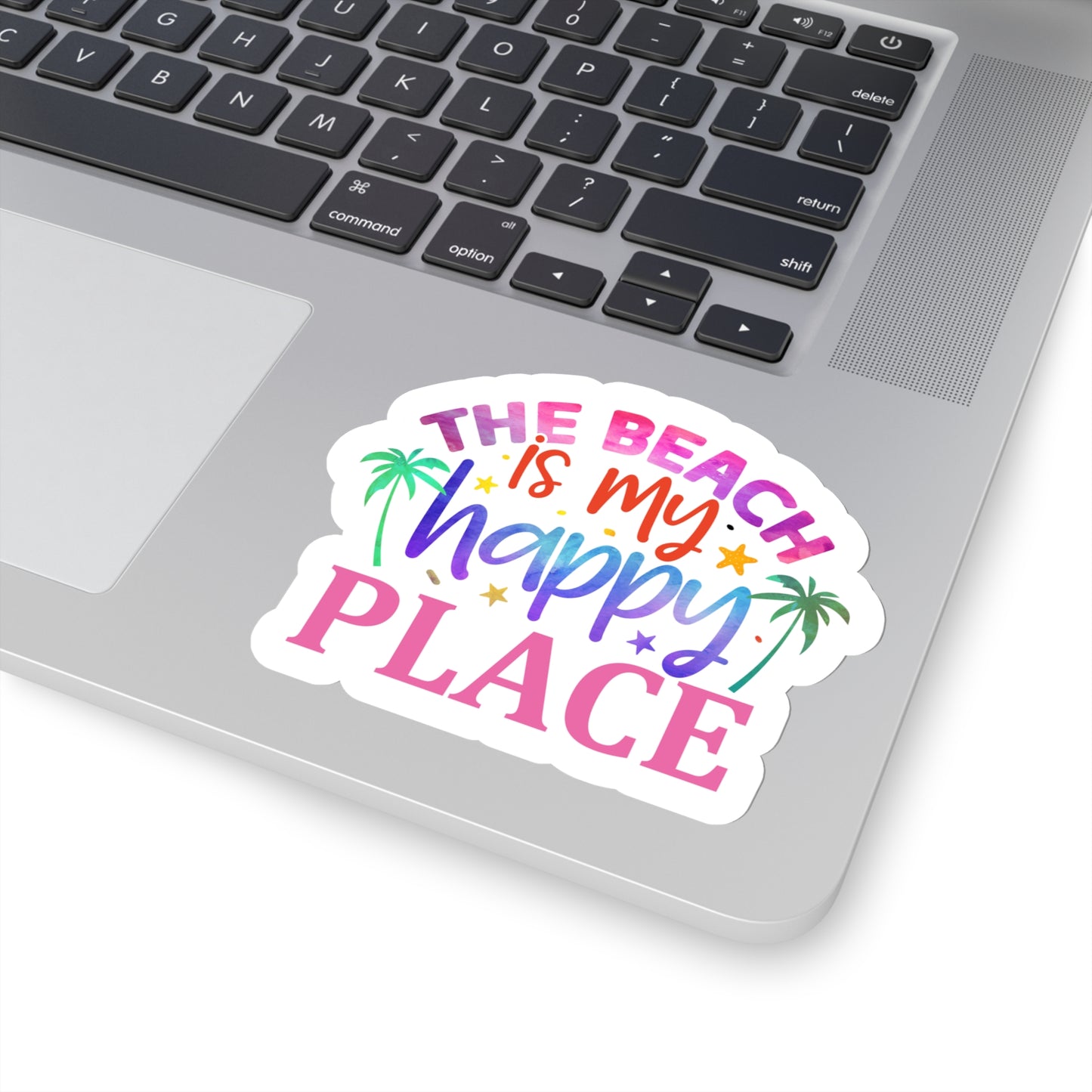 The Beach is my Happy Place Indoor Vinyl Sticker