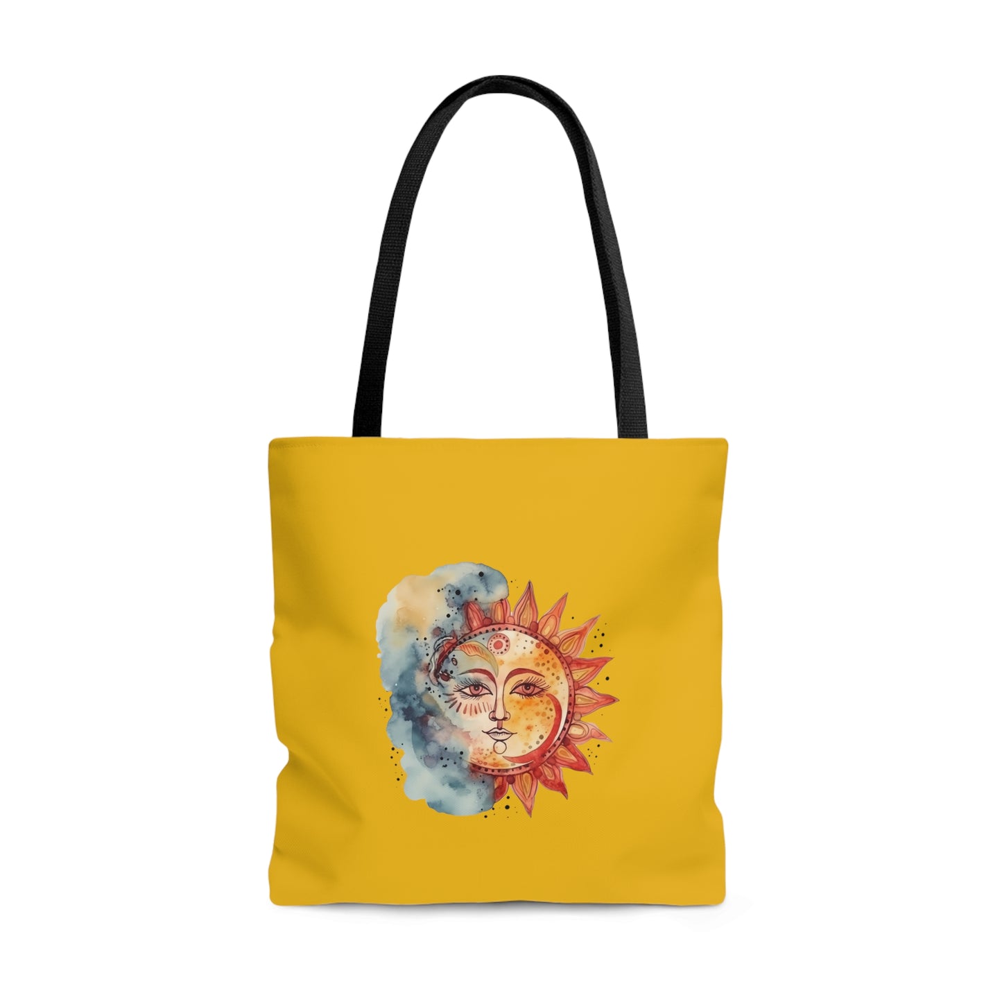 Sun and Watercolor Tote Bag