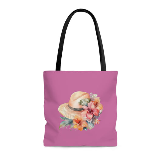 Flowers and Hat Tote Bag